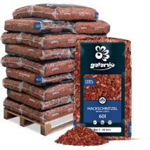 Holzhackschnitzel Rot 60l x 26 Sack 1560l - Galamio