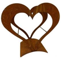 FD - Holzhalter Herz 43 x 44 x 25 cm Dekofigur
