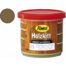 Holzkitt ReparaturpasteSpachtelmasse lackierbar Nussbaum dunkel 200g - Resto