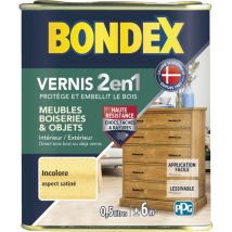 Holzlack Satin Transparent 0,5 L - Bondex