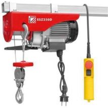 Holzmann - Maschinen ESZ250D230V Verricello elettrico Capacità di carico (con puleggia) 250 kg Capacità di carico (senza