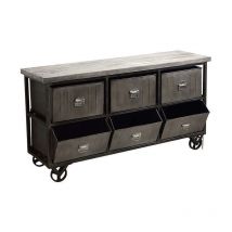 Bleu Provence - holzmöbel - industrialis - Möbel - 150x45x88CM