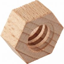 6-Kant Mutter 24x12mm, Gewinde 15mm