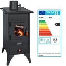 Kaminofen Ofen Herd Stahl Top Kraftstoff Prity Mini sp BImSchVII 5.2 kw