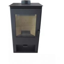 Verso - Holzofen Sophia – 7,5 kW – Kompakt, energieeffizient (a), Maße 510 x 420 x 748 mm