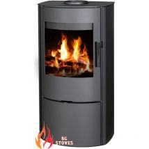 V05 - Holzofen Opal Lux-W – 5,15 kW – Gebogenes, modernes Design – Ideal für moderne Innenräume – Energieklasse a
