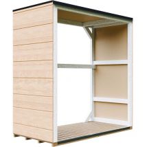 Holzschuppen Für Den Außenbereich 1,14 M² - 75 X 153 X H159 Cm - Timbela M980-1-harvest Honey