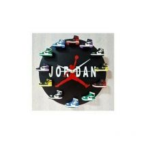 Home 30cm AJ1-12 Horloge Murale , Cadran Horloge pour la Maison Salon Chambre Bureau Café Bar Decor,Fond noir