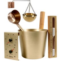 Accesorios de sauna thera - Oro - Home Deluxe