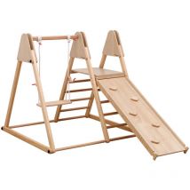 HOME DELUXE - Structure à grimper Indoor incl. toboggan et balançoire IDA