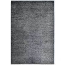 Home Deluxe - Moqueta de pelo corto fofi Color: Gris oscuro, Tamaño: 230 x 160 cm