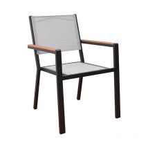 HOME DELUXE - Chaise de jardin empilable SEDIA Quantité : 8