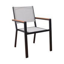 HOME DELUXE - Chaise de jardin empilable SEDIA Quantité : 6
