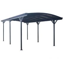 HOME DELUXE - Carport design FALO - 505 x 300 cm Anthracite Couleur anthracite