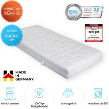 HOME DELUXE - Matelas ORTHO DYNAMIC Made in Germany Taille : 140 x 200 cm, degré de fermeté : mou-moyen