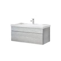 HOME DELUXE - Ensemble complet de meubles de salle de bains WANGEROOGE BIG Couleur : Gris, Taille : S