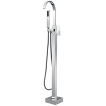 HOME DELUXE - Robinetterie design sur pied SKY Couleur : inox