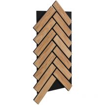 HOME DELUXE - Panneau acoustique à chevrons Oiled Oak 80 x 40 cm
