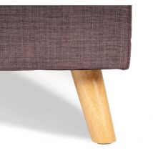 Home Deluxe - Pies para muebles madera dedo - 15 x 5,5 cm Cantidad: 8