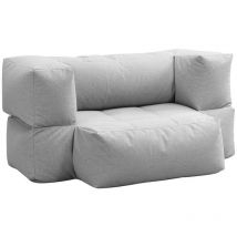HOME DELUXE - Pouf extérieur HEAVEN - Beige - 76 x 152 x 100 cm
