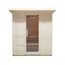 HOME DELUXE - Cabane de sauna Outdoor TALO L - 221 x 217 cm pour 4 personnes Taille L