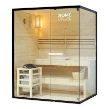 HOME DELUXE - Sauna traditionnel SHADOW L - 150 x 120 cm pour 3 personnes