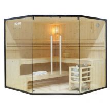 HOME DELUXE - Sauna traditionnel SHADOW XL BIG - 200 x 200 cm pour 6 personnes