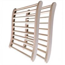 HOME DELUXE - Sauna Rückenlehne VITA - 2 Stück Menge 2 Saunazubehör Nackenstütze Rückenlehne Zubehör