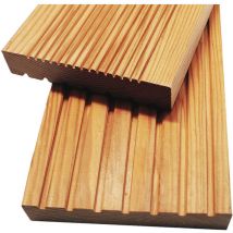 HOME DELUXE - Tarima de exterior de madera de alerce ARIS Tamaño: 18 m²
