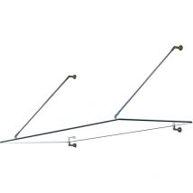 HOME DELUXE - Auvent en verre RENMA - 150 x 90 cm