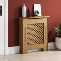 Oxford radiatore Copertura Unfinished Tradizionale Non Verniciata mdf Armadio, Piccolo - Home Discount