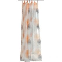 49039 – 575 – Tenda con passanti, in voile, 245 x 140 cm, arancione - Home Fashion