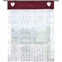 Tenda a pannello con occhielli, Tessuto, Bordeaux, 140 x 45 cm - Home Fashion