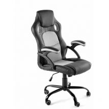 Silla Gaming X-One, sillón Giratorio de Oficina despacho Escritorio, asiento regulable Color: Gris - Home Heavenly