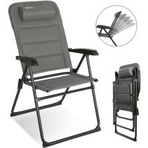 HOMECALL Campingstuhl Gartenstuhl Anglerstuhl Faltsessel Klappstuhl für Wohnwagen Outdoors (UV++ Olefin-Stoff), 5 fach Verstellbarer Rückenlehne,