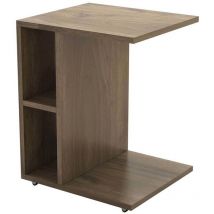 Homemania - Table basse Ceylin 45x35x57,5 cm noyer