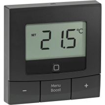 Homematic Ip - smart home 160554A0 thermostat mural - basic, anthracite, thermostat numérique pour radiateur avec/sans application