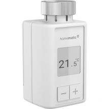 Homematic Ip - Smart Home 160230A0 - Thermostat numérique pour radiateur, Control by app, Alexa, Google Assistant, installation facile, économie