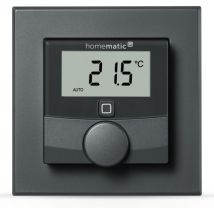 Homematic Ip - Smart Home 159820A0 - Termostato de pared con sensor de humedad, termostato digital, aplicación de calefacción por suelo radiante,