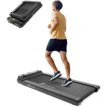 Homeology Strongology Home & Office Ultra Quiet Adjustable Speed COMPATTO FOLDABLE Treadmill with LED Display - Fully Assembled