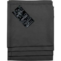 Homescapes - Black Cotton Fabric 4 Napkins Set - Black