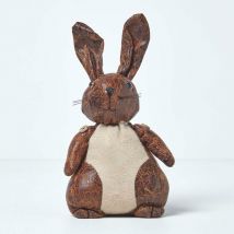 Cale-porte Lapin Simili cuir - Homescapes