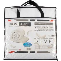 Couette enfant 120 x 150 cm en plumes et duvet d'oie, 330 g/m² - Homescapes