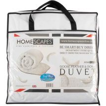 Couette enfant 120 x 150 cm en plumes et duvet d'oie, 485 g/m² - Homescapes