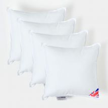 Coussin de garnissage en Microfibre, 35 x 35 cm - Lot de 4 - Homescapes