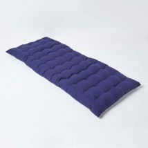 Homescapes - Coussin pour banc de jardin 2 places, Bleu marine