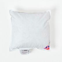 Duck Down Cushion Pad 35 x 35 cm (14 x 14) - White - Homescapes