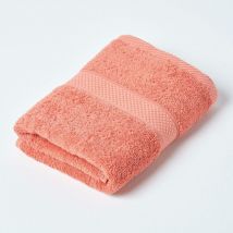Handtuch türkischer Baumwolle, orange - Homescapes