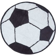 Kinderteppich Fussball 100% Baumwolle, 120 cm - Homescapes