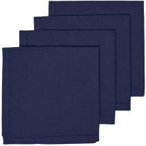 Napkins - Solid - Navy - 4 pcs (KT1676)